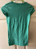 Womens Juniors AEROPOSTALE NY Varsity Team Green XSmall Short Sleeve TShirt
