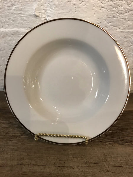 a** Vintage China MAKE THE SEASON BRIGHT Set White Gold Rim