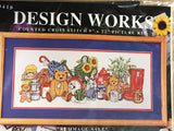 NEW Vintage Design Works Rummage Sale Counted Cross Stitch Kit #9416 Bears Sealed