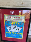 *Vintage Framed Party Like It’s 1999 Dance and Twirling Studio Folly Theatre Kansas City MO