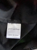 New Womens Juniors Small Black Sheer Top Blouse by Pretty Garbage NWT