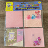 <€€ NEW Lot/3 16pc SCRAP BOOKING Krafters Korner Embellishment Kits CC972 Sealed