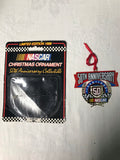 Vintage COLLECTIBLE 1998 NASCAR 50th Anniversary Christmas Ornament Packaged Retired