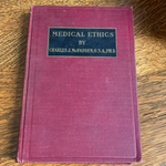 Medical Ethics Charles J McFadden 1949 Davis Company Hardcover 2nd Ed