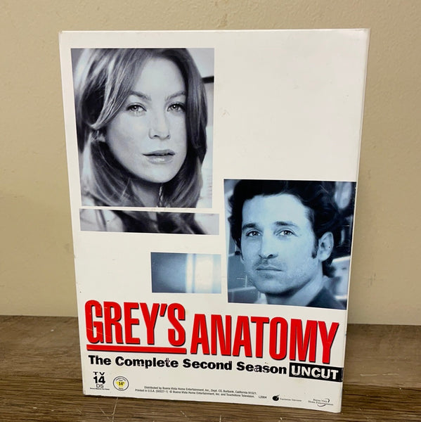 Grey’s Anatomy Complete Second Season 2 UNCUT DVD 6-Disc Set