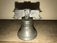 € Pewter Figurine Liberty Bell 2x2