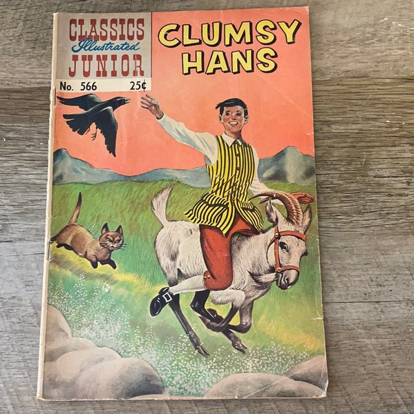 *Vintage Classics Junior Illustrated CLUMSY HANS 1956 No. 566 Comic Book