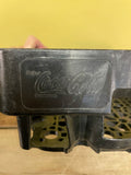 a* Vintage Coca Cola Plastic Crate Stackable 18.5 x 12.5  Coke Tray Carrier Black Norseman