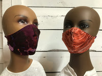 CoviCover Oil Slick “Brick Pearl” Fitted Face Cover Mask