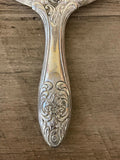 <€€ Vintage Towle Silver Ornate Hand Mirror 5.5” W x 9.5” L