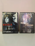 a* Lot/2 Drama Murder Mystery Movie DVDs Rites of Passage & Rehearsal for Murder Redgrave Goldblum