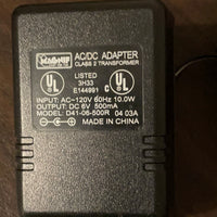 a* Magnif AC/DC Wall Adapter Model D41-06-500R 6V Class 2 Transformer