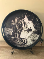 a* NEW Wizard of Oz Round Wood Serving Tray  with Handles Variety of Designs