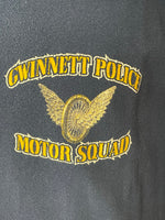 Mens XLarge 46-48 Gwinnett Co. Georgia POLICE MOTOR SQUAD Navy Blue Short Sleeve TShirt