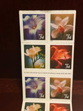 €€ Vintage COLLECTIBLE Stamp 2000 USA 4 Flowers 34 Cent 19 Stamps Retired