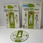 a* Nintendo Wii FIT PLUS Fitness Video Exercise Custom Routines Case Manual
