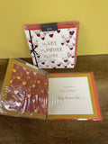 *New Valentine Card MY WIFE MY PARTNER MY LOVE w/ Envelope in Plastic Seal 2022 Paper Thread