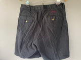 Mens 34” Waist Black Shorts SLAZENGER Pockets 100% Cotton Chino RN71979