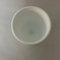a** Vintage Milk Glass White Pedestal Cup
