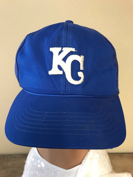 a* MLB KANSAS CITY Royals Blue SnapBack Baseball Hat Cap Snap Back One Size Adjustable