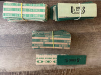 *Set/312 Flat Paper $5 DIME Wrappers