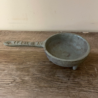 *Vintage NEW IDEAL Green Cast Iron 3 Legged Mortar Pharmacy Apothecary