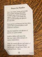 *Vintage Nativity Scene Prayer Card Christmas Holiday in Silver Ornate Frame