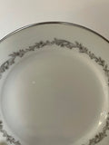 Vintage Noritake Crestmont 6013 China Set/6 6.25” Bread Plates Gray Platinum Rim