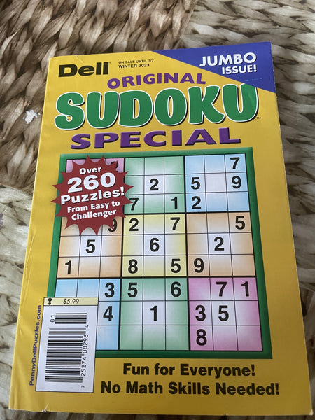 NEW Dell SUDOKU PUZZLE Magazines Winter 2023 Original Special Jumbo Issue