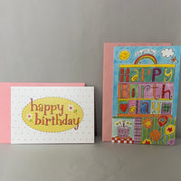 *New Lot/8 Happy Birthday Greeting Cards w/ Envelopes