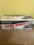 + New Set/10 Fuji DR 90 Minute Audio Cassette Tapes Blank Unused