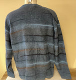 <€€ Mens TRICOTS ST RAPHAEL Pure Wool Blue Brown Sweater Sz XL