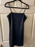 Womens Juniors BYER TOO! Black Spaghetti Beaded Party Cocktail Dress Sz 13