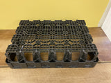 a* Vintage Coca Cola Plastic Crate Stackable 18.5 x 12.5 Coke Tray Carrier Black Husky Rehrig Pacific