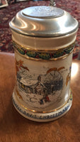 a** Vintage Beer Mug Stein Christmas “Presents for Uncle Remus” Lowell Davis 1989 Retired