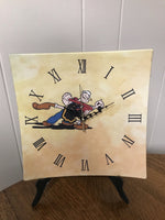 NEW Popeye Square Canvas Wall Display Clock Variety of Designs