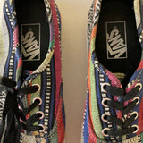 Vans Unisex Sneakers Shoes Black Blue Red Green  TB4R Stripe Low Top Lace Up W 7 M 5.5