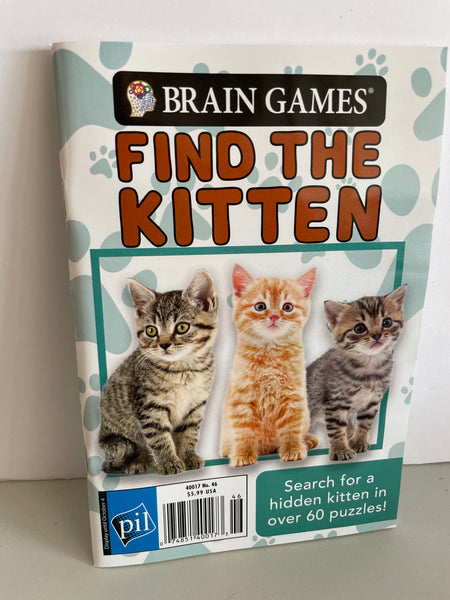 NEW BRAIN GAMES Find The Kitten Mini Series Puzzles #40017-No46