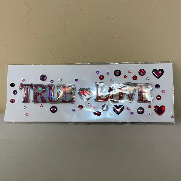 *New SCRAPBOOKING Stickers Embellishments True Love Wedding Valentine