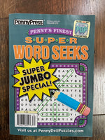 NEW Penny’s Finest Super Jumbo WORD SEEKS PUZZLE Magazine August 2 2022 Publication PennyPress