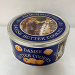 a* KELSEN Victorian Vintage Art Danish Butter Cookies Storage Gift 4lb Empty Decorative Tin