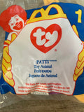 *NEW Vintage Retired TY BEANIE BABY “PATTI” 1996 McDonald’s Tag Pellets