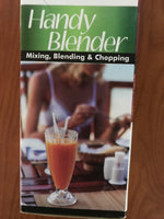 ~ New FINELIFE Handheld Handy Blender Mixer Blender Chopper NIB