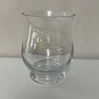 [Loc] Set/3 Small Clear Glass 5.25” Flower Bud VASE Candle Holder Decor