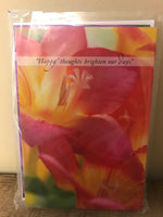 <€€ HALLMARK 9 Cards Envelopes 3 Designs Thinking of You