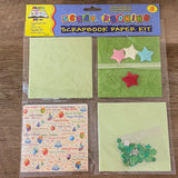 <€€ NEW Lot/3 16pc SCRAP BOOKING Krafters Korner Embellishment Kits CC972 Sealed