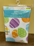 a** NEW Easter Eggs Vinyl Tablecloth 60" x 102" Rectangle Sealed