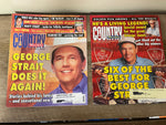 Vintage 1999 Country Weekly Magazine Lot/2 GEORGE STRAIT