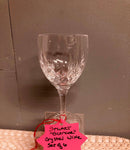 ~€ Crystal STUART GLENCOE Wine Claret Goblet 6” Set/6