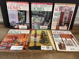 Lot/6 Vintage EARLY AMERICAN HOMES Magazine 1997 Feb,April,June,August,October,December